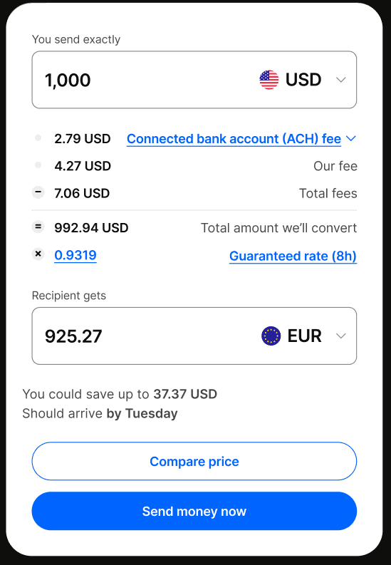 StellarPay Calculator UI